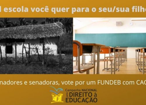 Senado Federal: A educação pública exige um FUNDEB com CAQ.