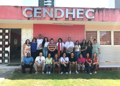 Cendhec recebe Kindernothilfe em visita às ações do centro na comunidade do Pina