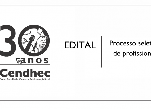 Cendhec lança edital para contratação de comunicadora.