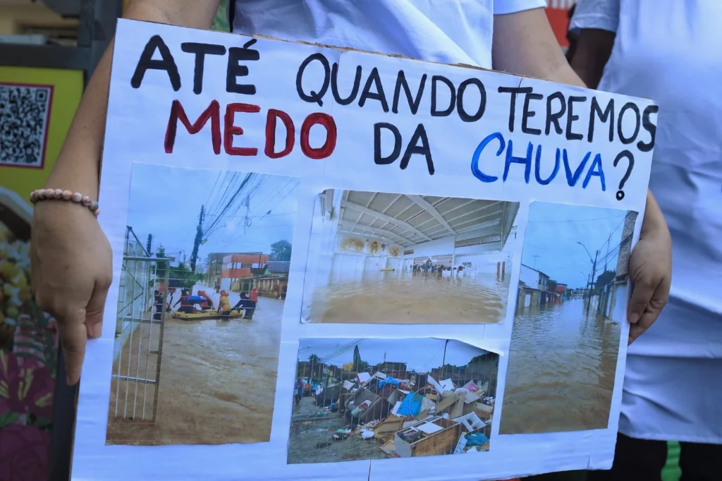 Em ato público, relembramos as mais de 130 vítimas das chuvas e negligência governamental em 2022